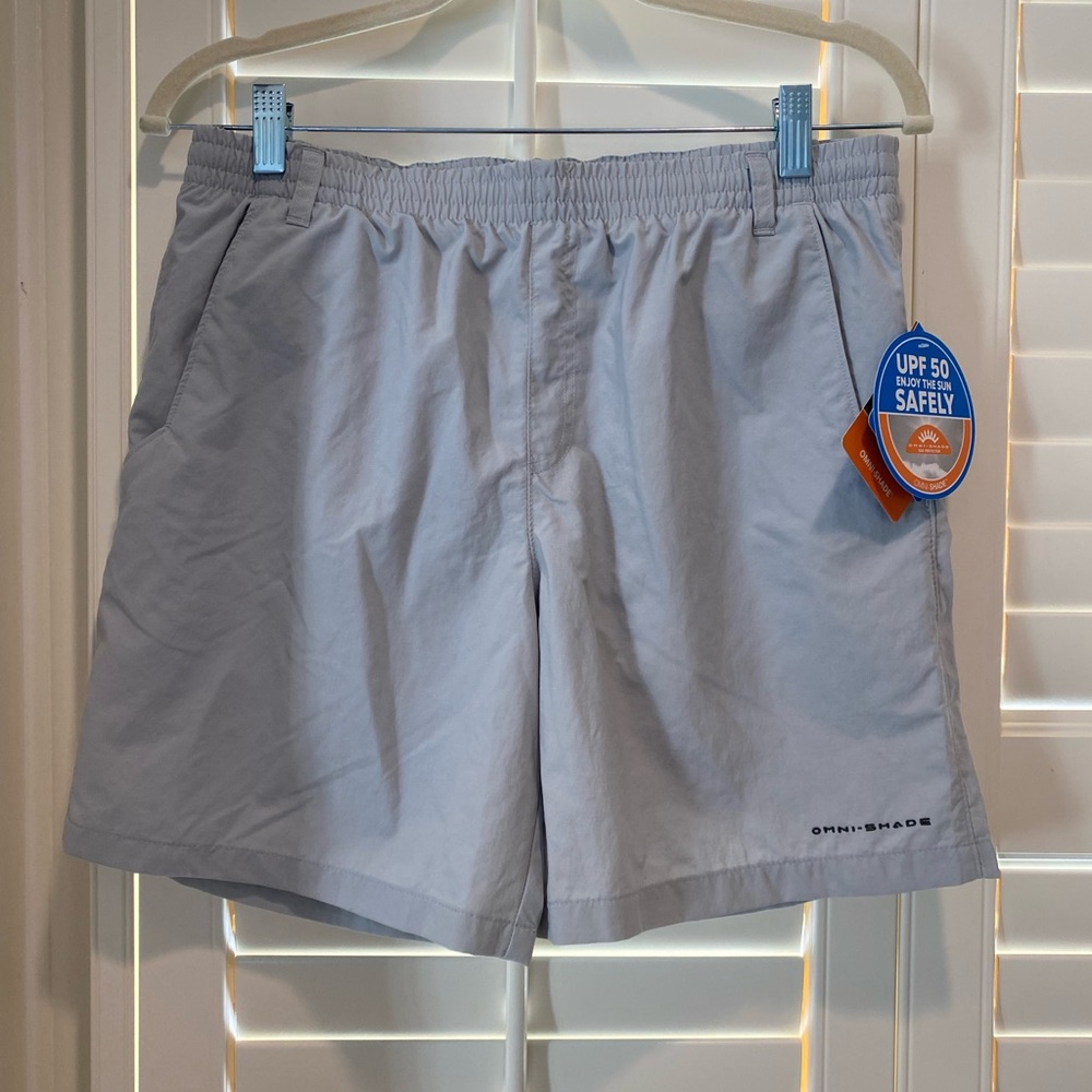 Boys Columbia PFG shorts grey